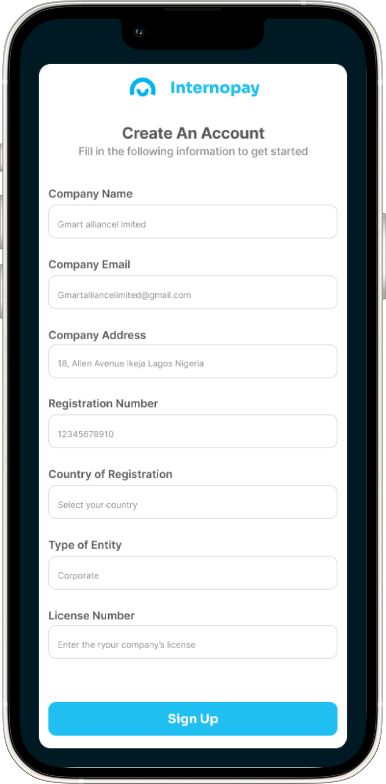 Create an Account